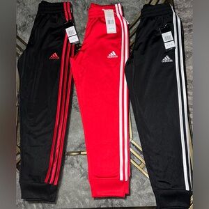 Adidas Track Pant Joggers | Boys Size 8 | Set of 3 | NWT